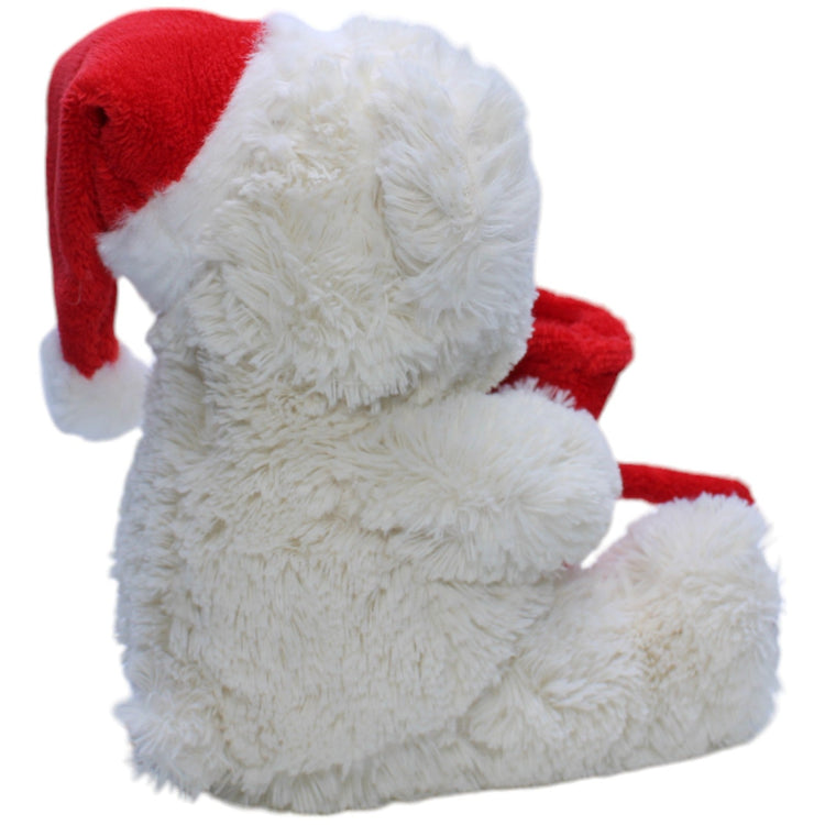 1238634 Kuschelwuschel Weihnachtlicher Bär mit Sack & Zipfelmütze, beige Kuscheltier Kumpel Leo Bär Gebraucht Teddy