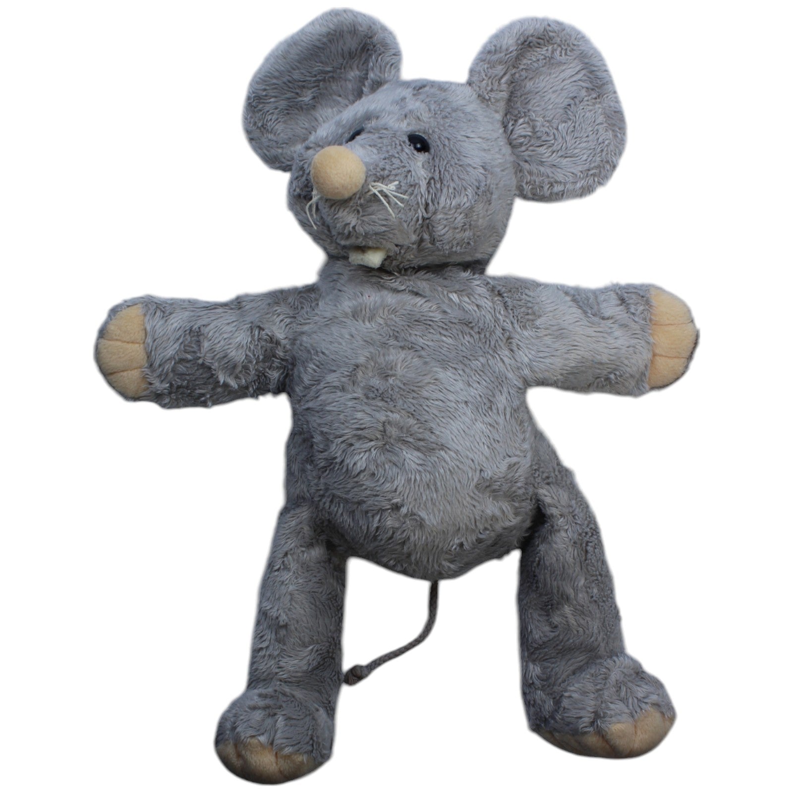 1238647 Trudi XL Maus, grau Kuscheltier Kumpel Leo Gebraucht