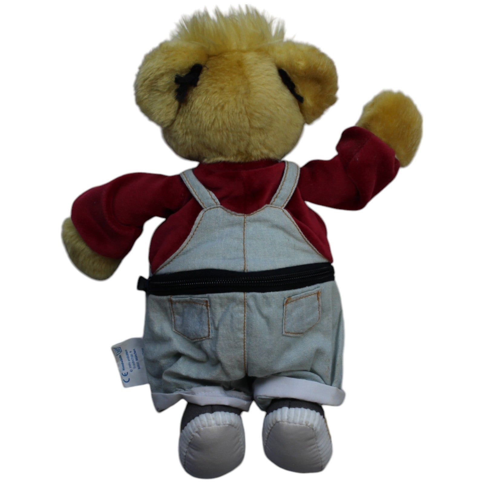 1238651 ars Edition Der kleine Bär mit Stauraum Kuscheltier Kumpel Leo Gebraucht Vintage