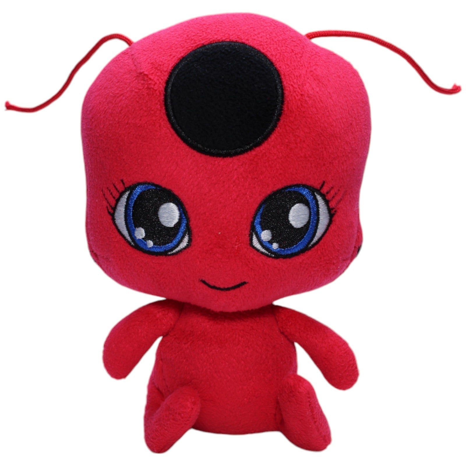 1238683 Bandai Tikki aus Miraculous - Geschichten von Ladybug und Cat Noir Plüschfigur Kumpel Leo Gebraucht Marienkäfer