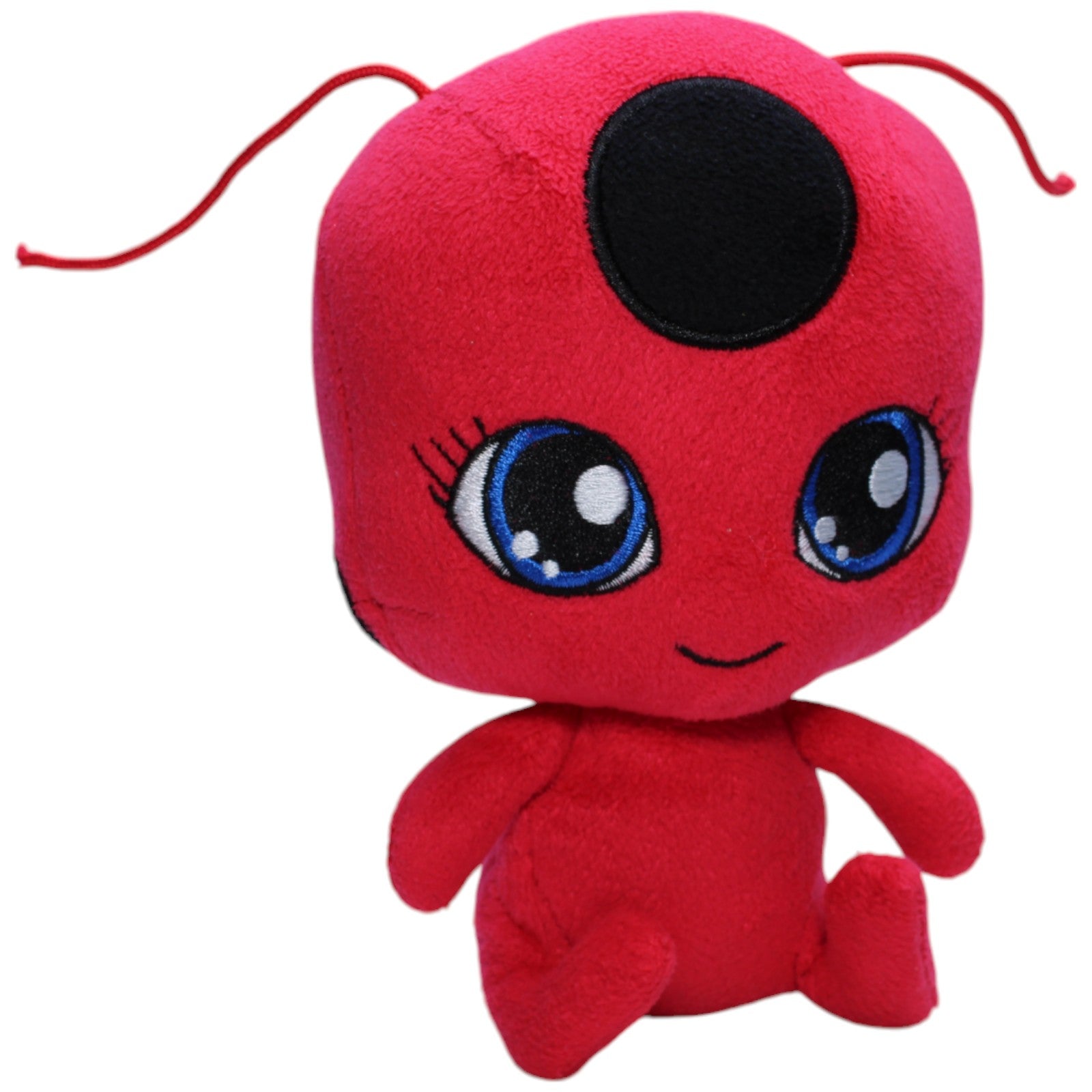 1238683 Bandai Tikki aus Miraculous - Geschichten von Ladybug und Cat Noir Plüschfigur Kumpel Leo Gebraucht Marienkäfer