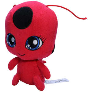 1238683 Bandai Tikki aus Miraculous - Geschichten von Ladybug und Cat Noir Plüschfigur Kumpel Leo Gebraucht Marienkäfer