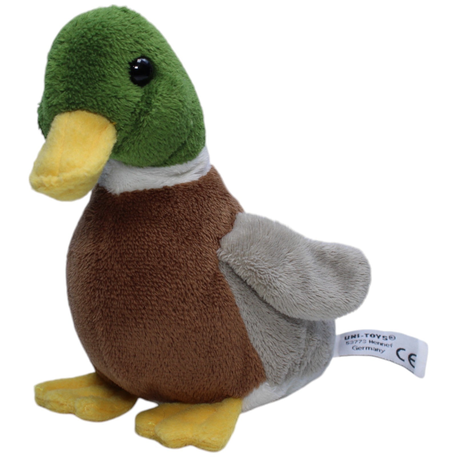 1238687 Uni - Toys Ente mit Sound, klein Kuscheltier Kumpel Leo Gebraucht