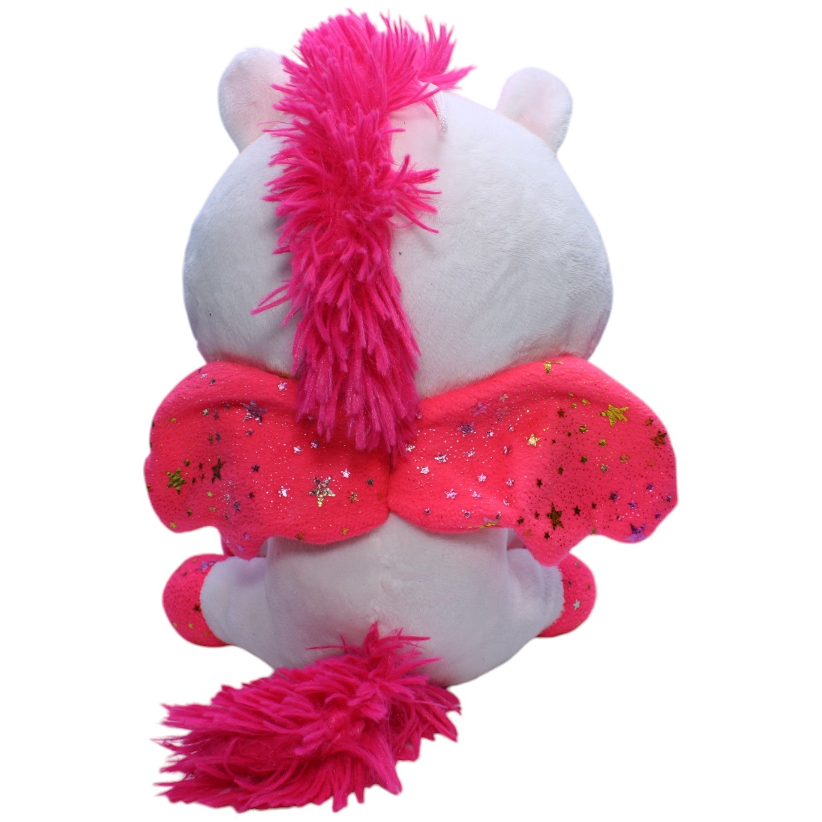 1238704 FLOTI Flos Toys, Einhorn weiß - pink Kuscheltier Kumpel Leo Gebraucht