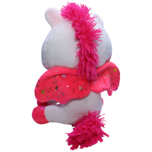 1238704 FLOTI Flos Toys, Einhorn weiß - pink Kuscheltier Kumpel Leo Gebraucht