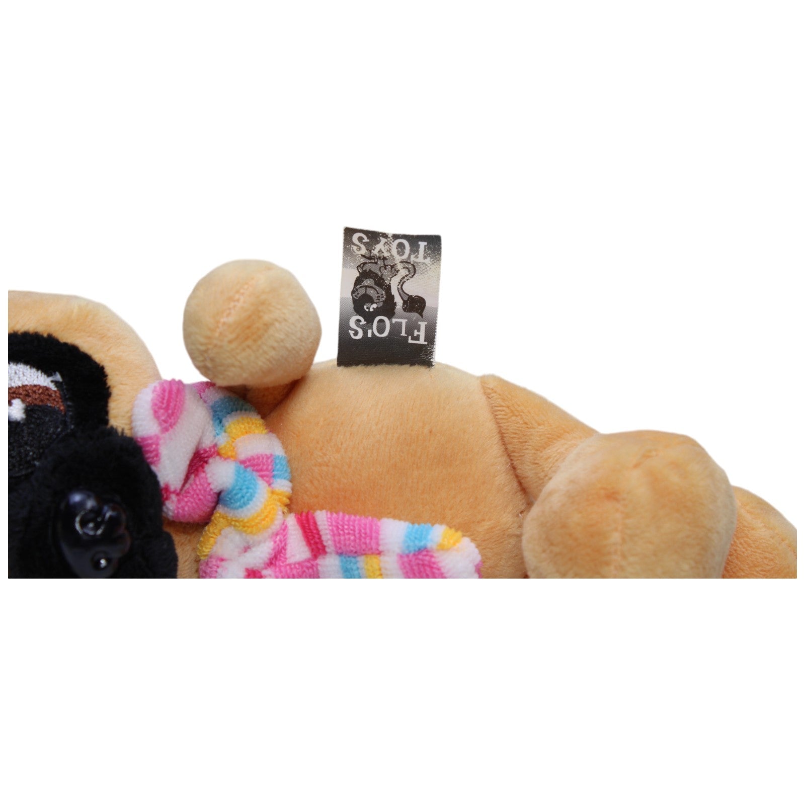 1238723 FLOTI Flos Toys, Mops mit Schal Kuscheltier Kumpel Leo Gebraucht Hund