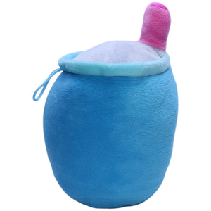 1238752 FLOTI Flos Toys, Bubbletea blau Plüschfigur Kumpel Leo Gebraucht