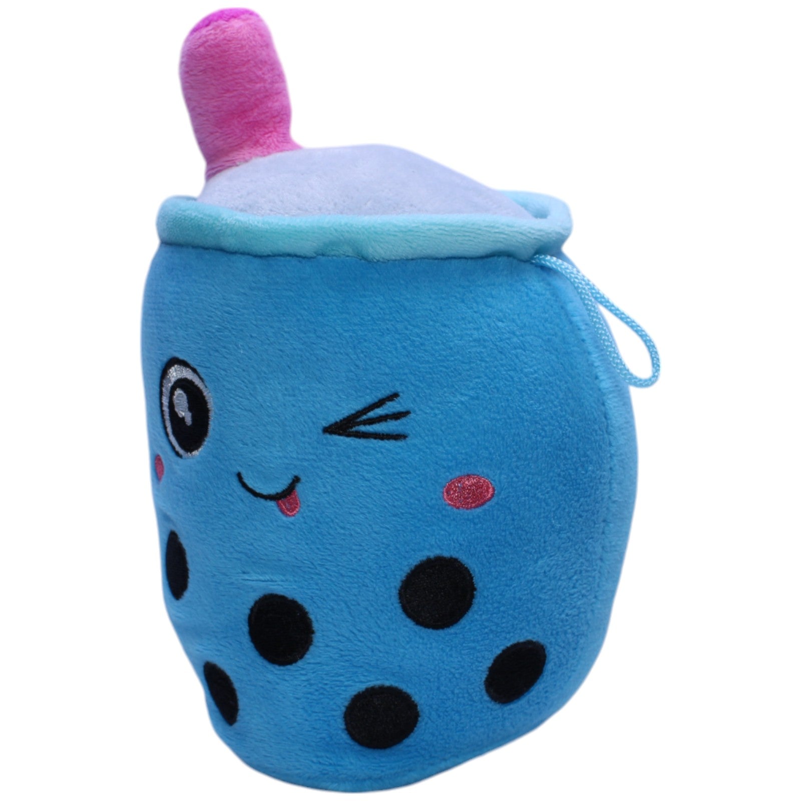 1238752 FLOTI Flos Toys, Bubbletea blau Plüschfigur Kumpel Leo Gebraucht