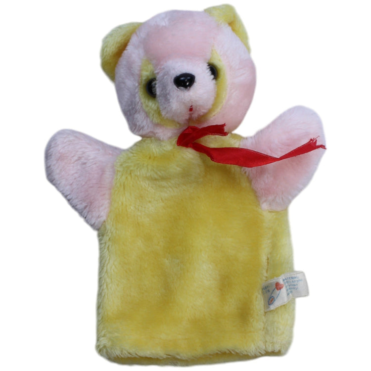 1238759 Baby Club Gelb - Rosa Panda Handpuppe Kumpel Leo Bär Gebraucht Teddy