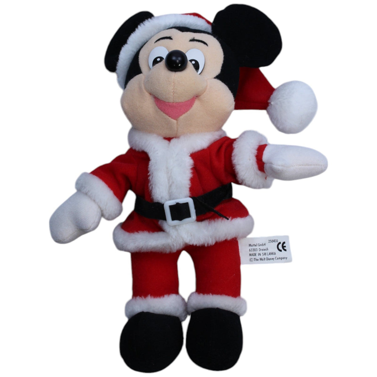 1238779 Mattel Disney Micky Maus im Weihnachtsoutfit Kuscheltier Kumpel Leo Disney Gebraucht Mickey Mouse