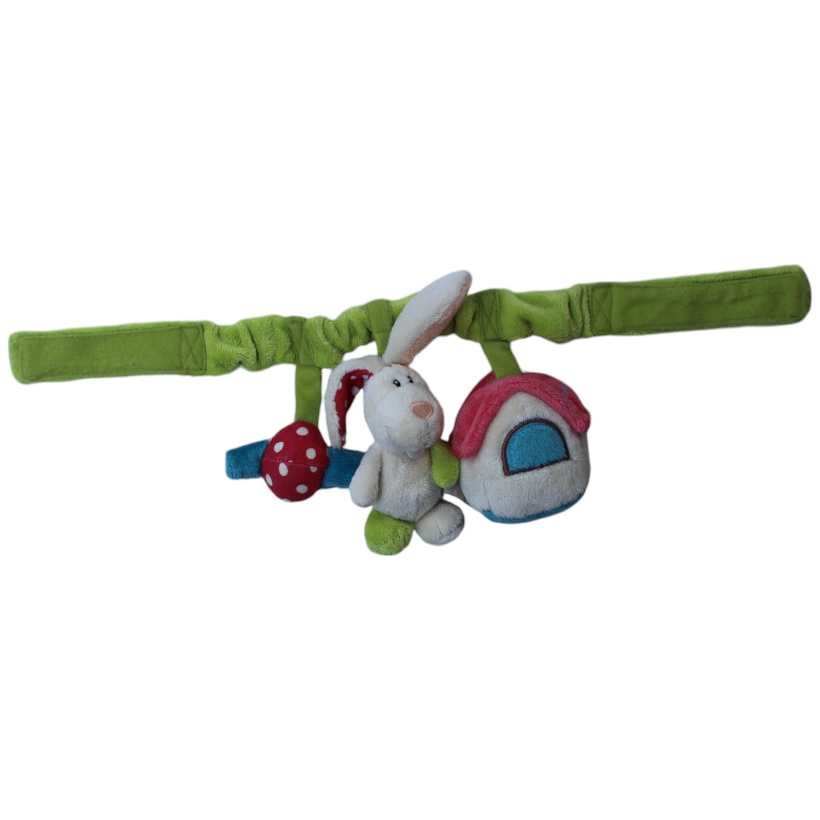 1238783 NICI My First NICI, Hase Kinderwagenkette Kumpel Leo Gebraucht