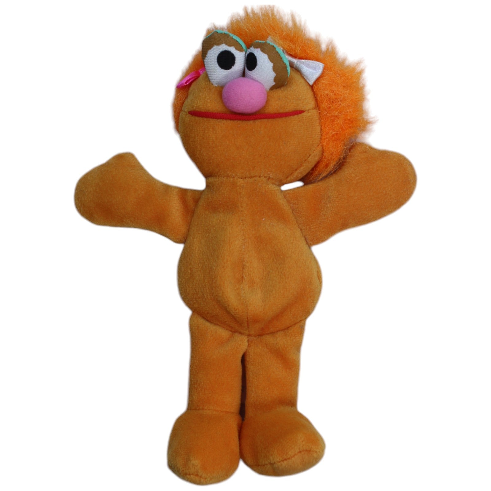 1238789 Jim Henson Productions Zoe aus der Sesamstraße Kuscheltier Kumpel Leo Gebraucht Vintage