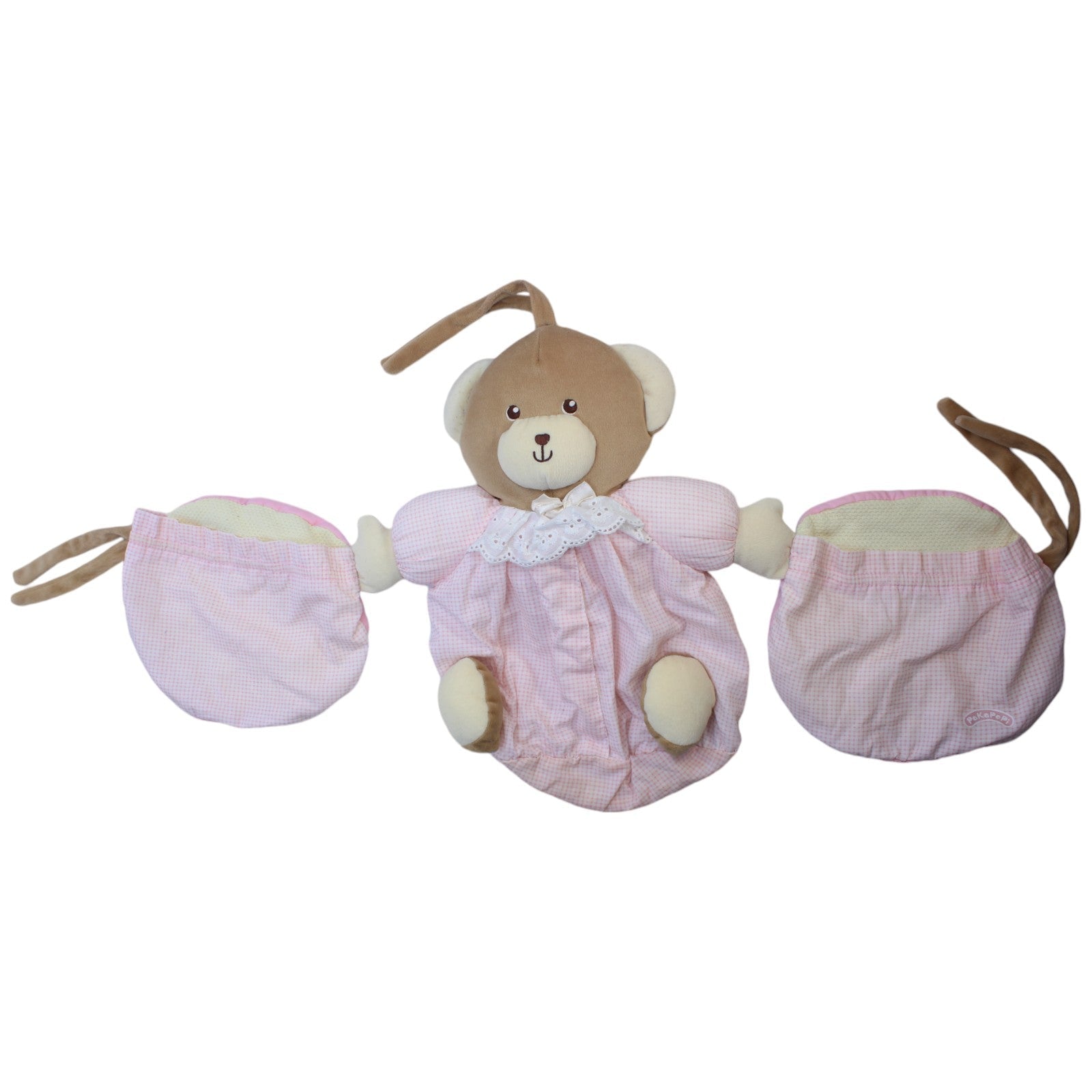 1238801 PakaPopi Bär, rosa Windeltasche Kumpel Leo Bär Gebraucht Teddy