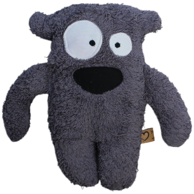 1238829 Mawilo Graues Monster Kuscheltier Kumpel Leo Gebraucht Handmade