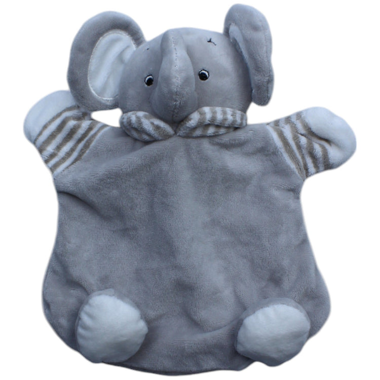 1238897 PUSBLU Elefant mit Knisterohren & Rassel Handpuppe Kumpel Leo Gebraucht