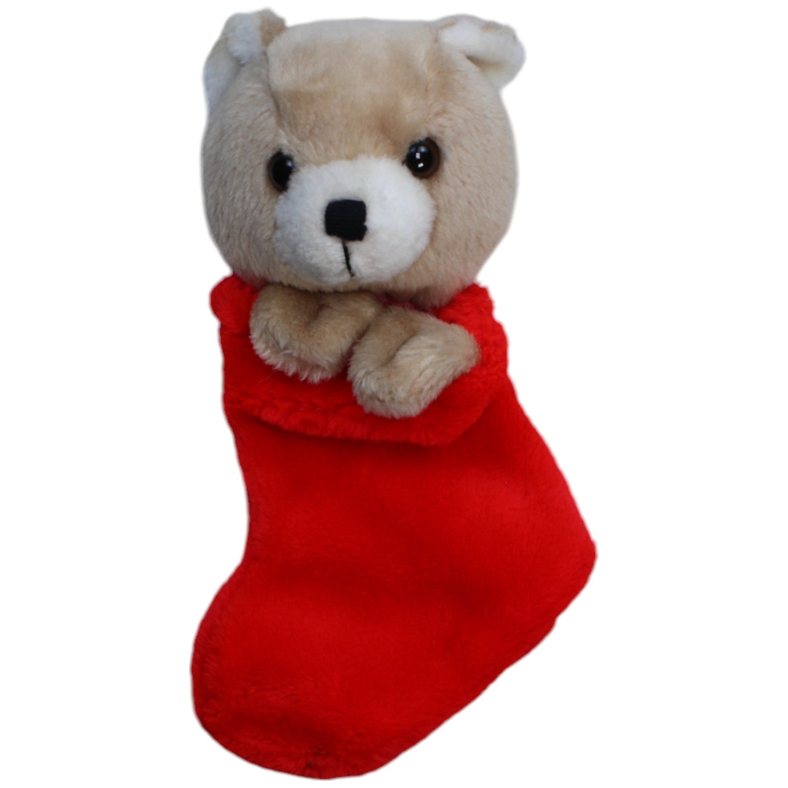 1238920 Unbekannt Weihnachtsstrumpf zum Befüllen, Teddybär Geschenktasche Kumpel Leo Bär Gebraucht Teddy