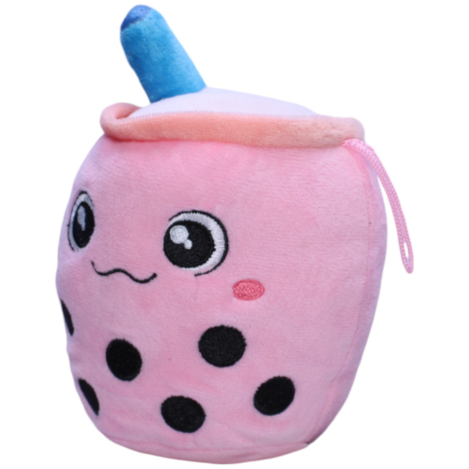 1238971 FLOTI Flos Toys, Bubbletea rosa Plüschfigur Kumpel Leo Gebraucht