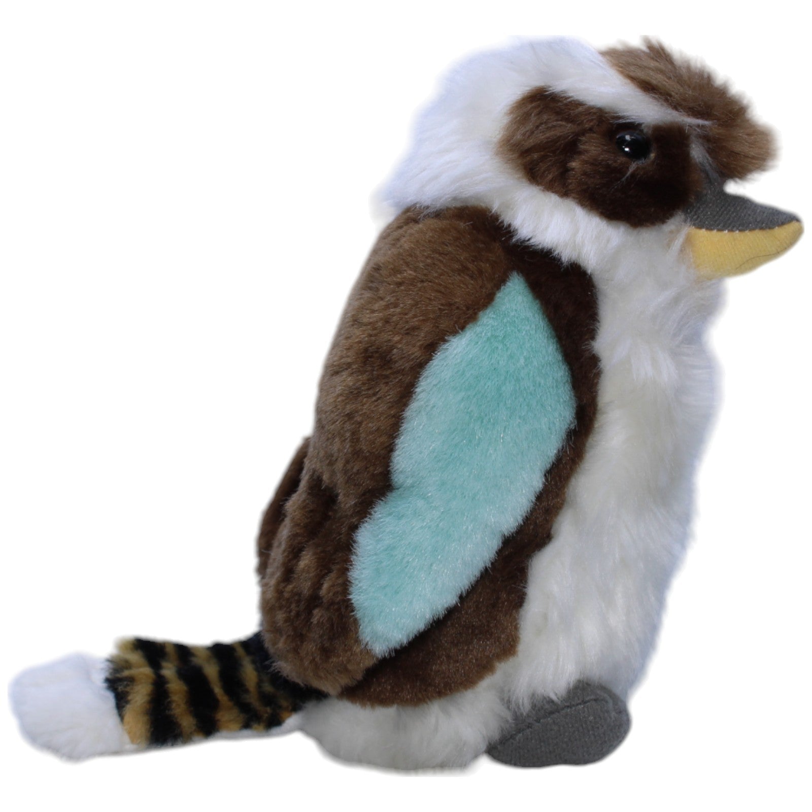 1239001 K&M International Wild Republic, Jägerlieste mit lachendem Gesang Kuscheltier Kumpel Leo Gebraucht Kookaburra Vogel