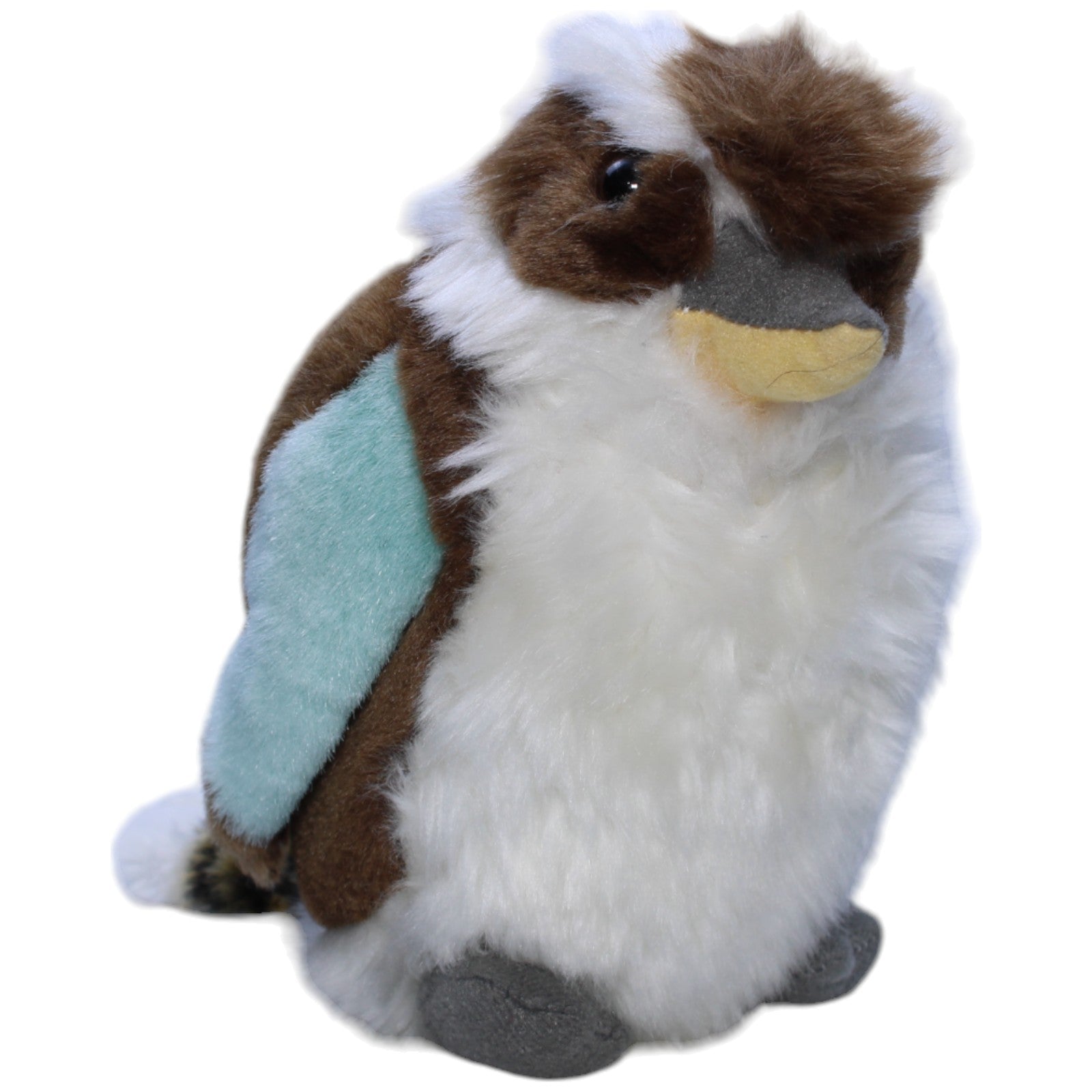 1239001 K&M International Wild Republic, Jägerlieste mit lachendem Gesang Kuscheltier Kumpel Leo Gebraucht Kookaburra Vogel