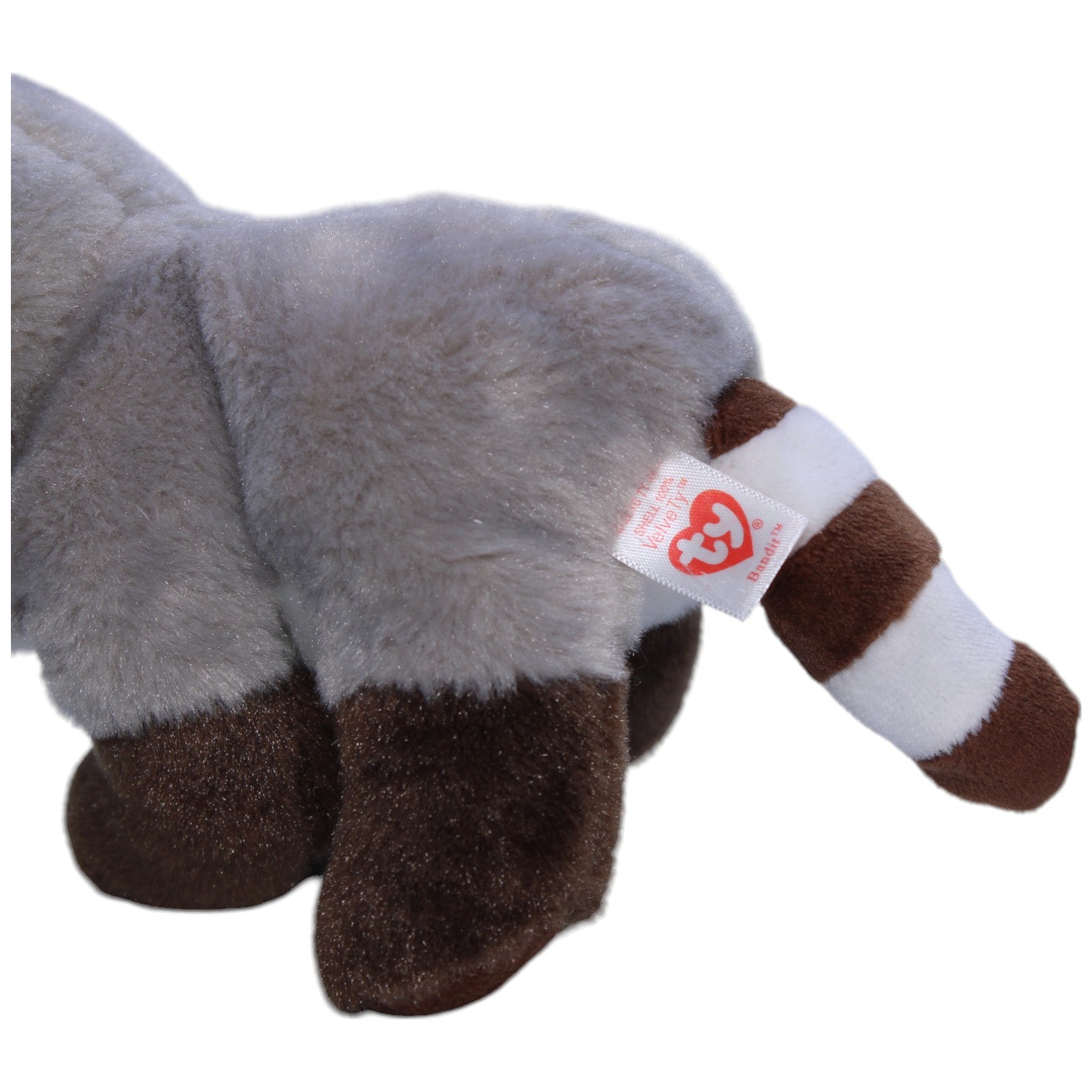 1239004 TY VelveTy™, Waschbär Bandit Kuscheltier Kumpel Leo Gebraucht