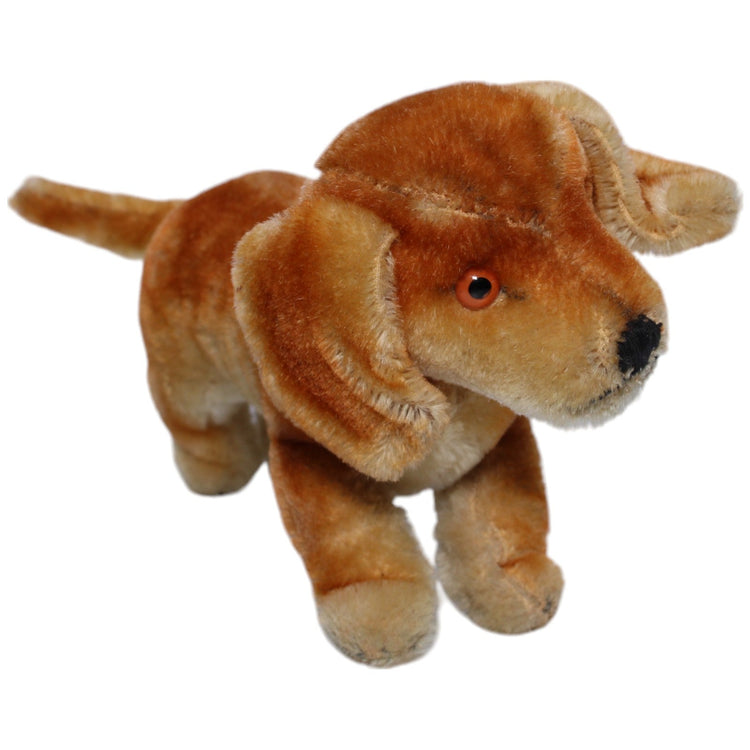 1239007 Steiff Dackel Bazi Kuscheltier Kumpel Leo Gebraucht Vintage