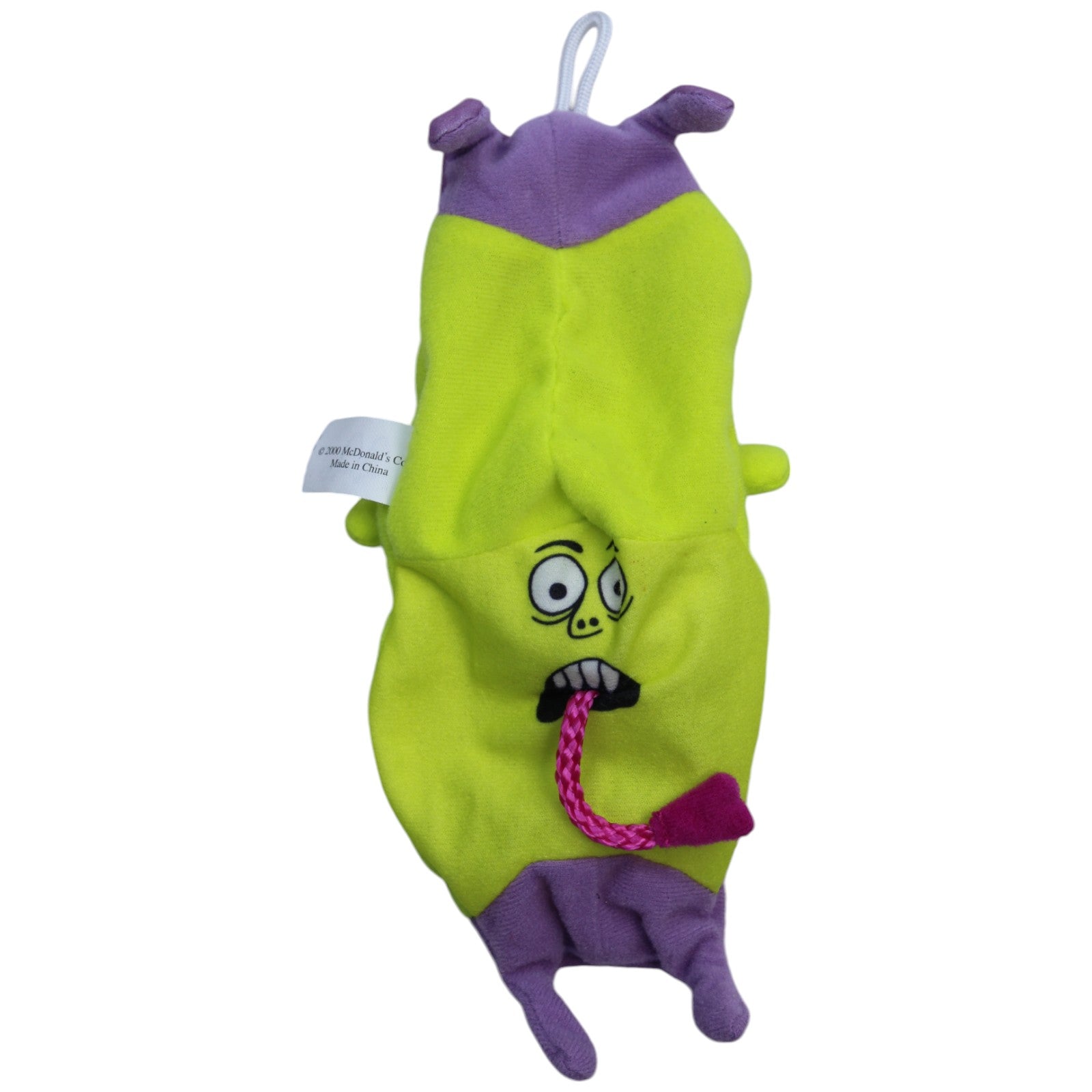 1239121 McDonald's Happy Meal: Monster Säcke, Meckersack Kuscheltier Kumpel Leo Gebraucht Happy Meal Vintage