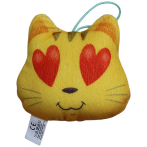 1239143 McDonald's Happy Meal: Emoji - Der Film, Katze mit Herzaugen Kuscheltier Kumpel Leo Gebraucht Happy Meal