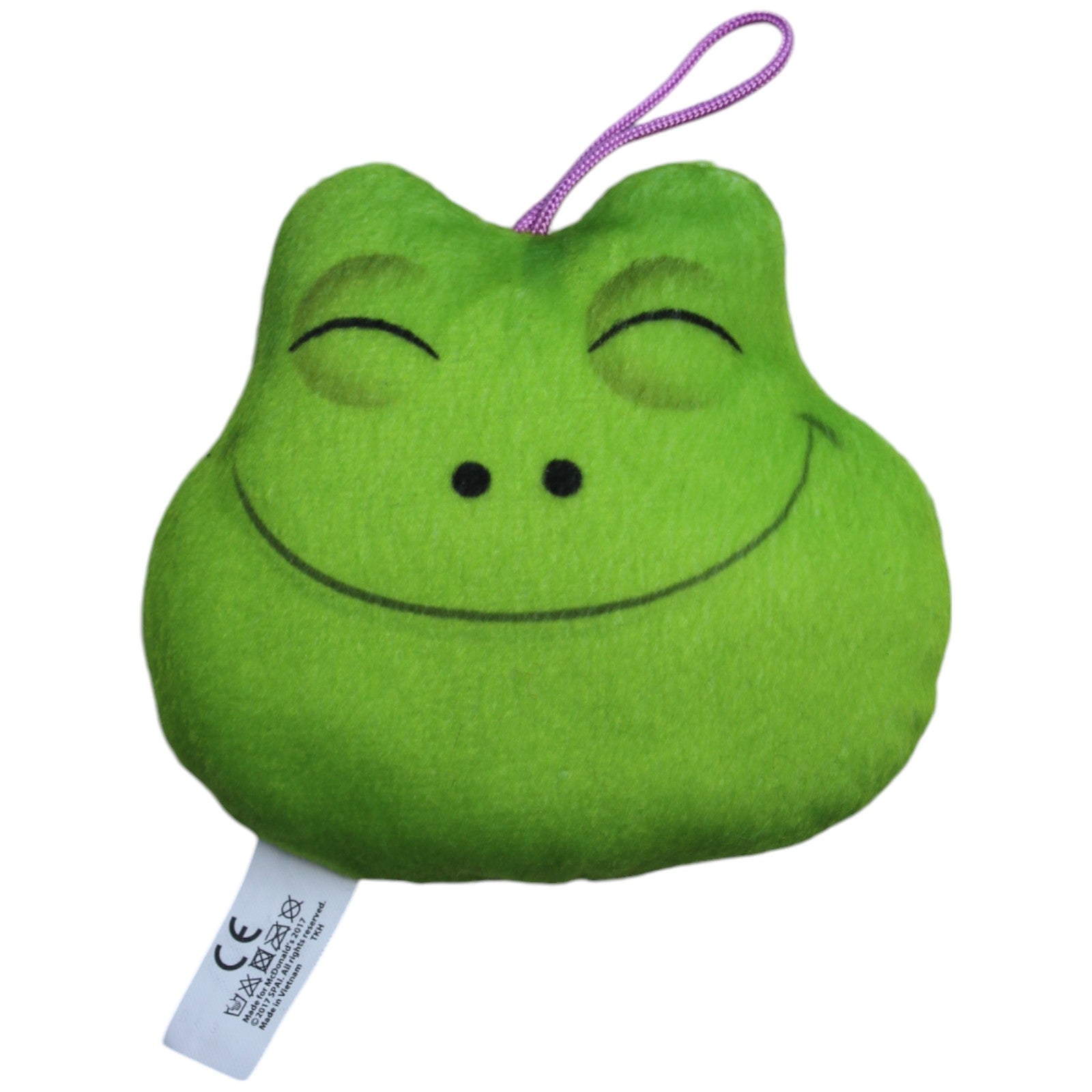 1239144 McDonald's Happy Meal: Emoji - Der Film, Frosch Kuscheltier Kumpel Leo Gebraucht Happy Meal