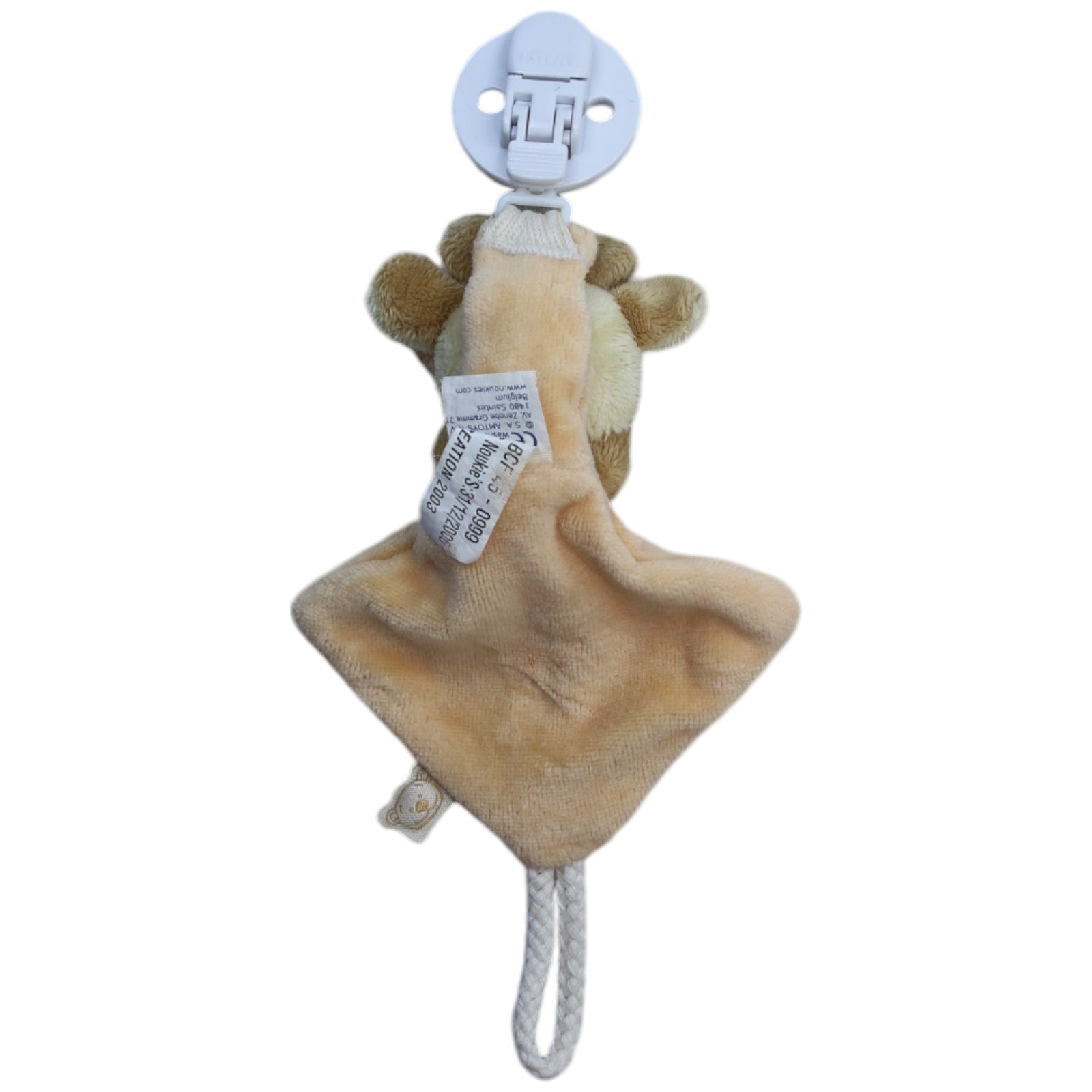 1239180 Amtoys Noukie's, Giraffe Schnullerkette Kumpel Leo Gebraucht