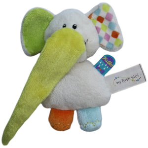 1239182 NICI My first NICI, Elefant Dundi bunt Kuscheltier Kumpel Leo Gebraucht