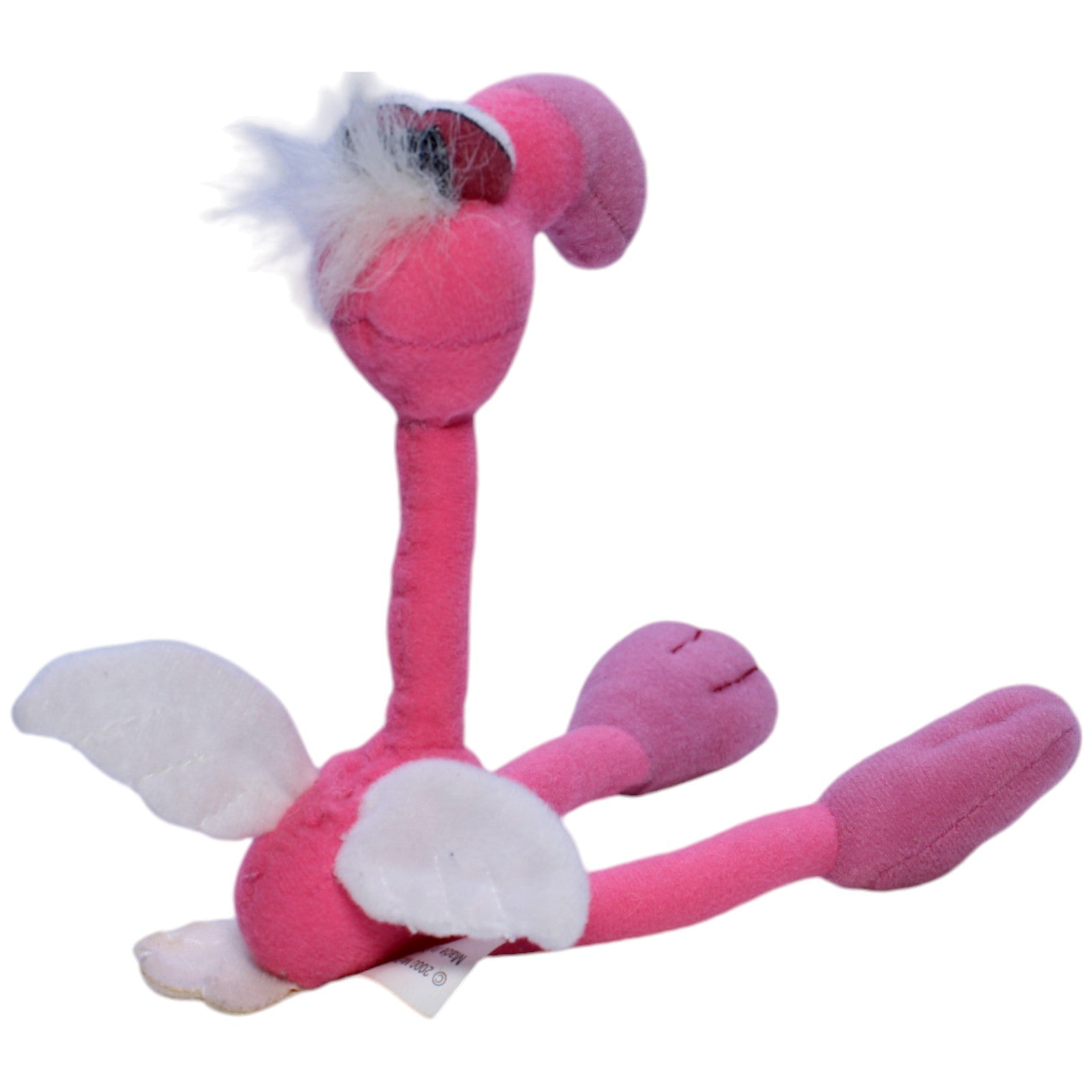 1239249 McDonald's Happy Meal: Verrückter Zoo, Flamingo Kuscheltier Kumpel Leo Gebraucht Happy Meal Vintage