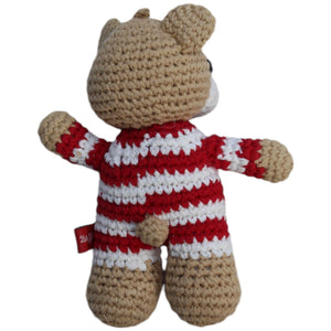 1239263 Die Spiegelburg BabyGlück, Häkel - Rassel Teddy Rassel Kumpel Leo Bär Gebraucht Teddy