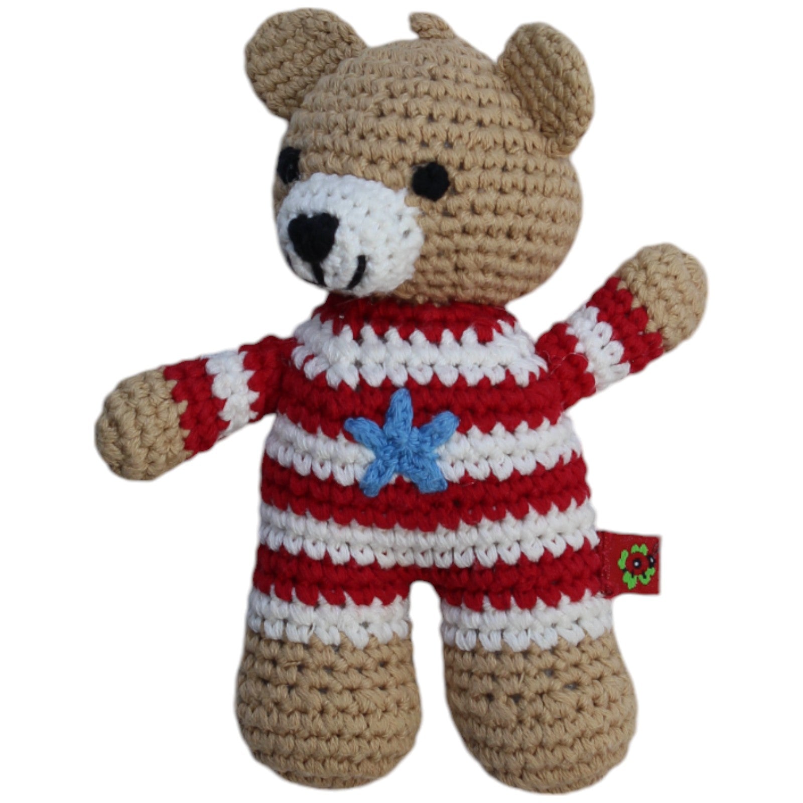 1239263 Die Spiegelburg BabyGlück, Häkel - Rassel Teddy Rassel Kumpel Leo Bär Gebraucht Teddy