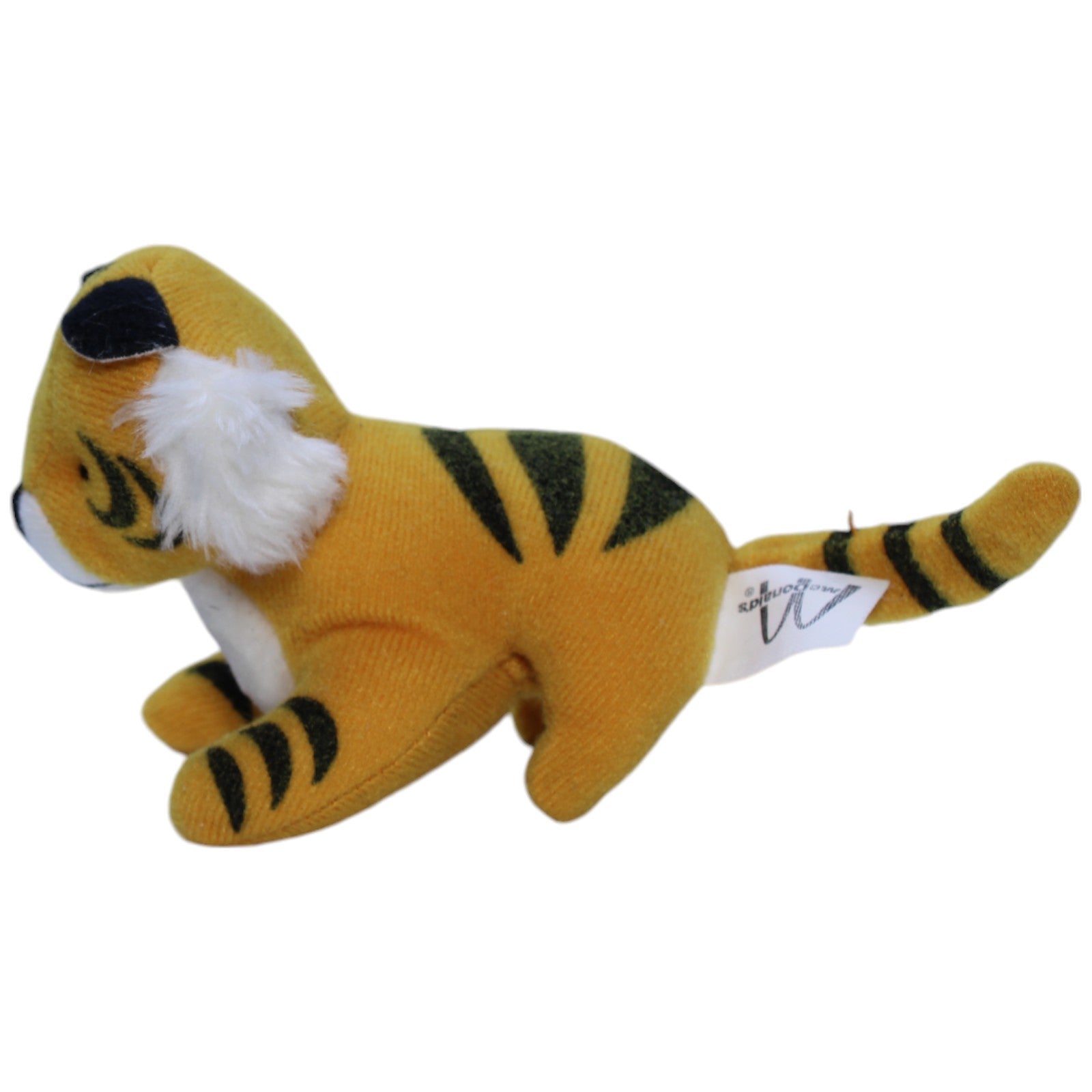 1239283 McDonald's Happy Meal: Gefährdete Tiere, Tiger Kuscheltier Kumpel Leo Gebraucht Happy Meal Vintage