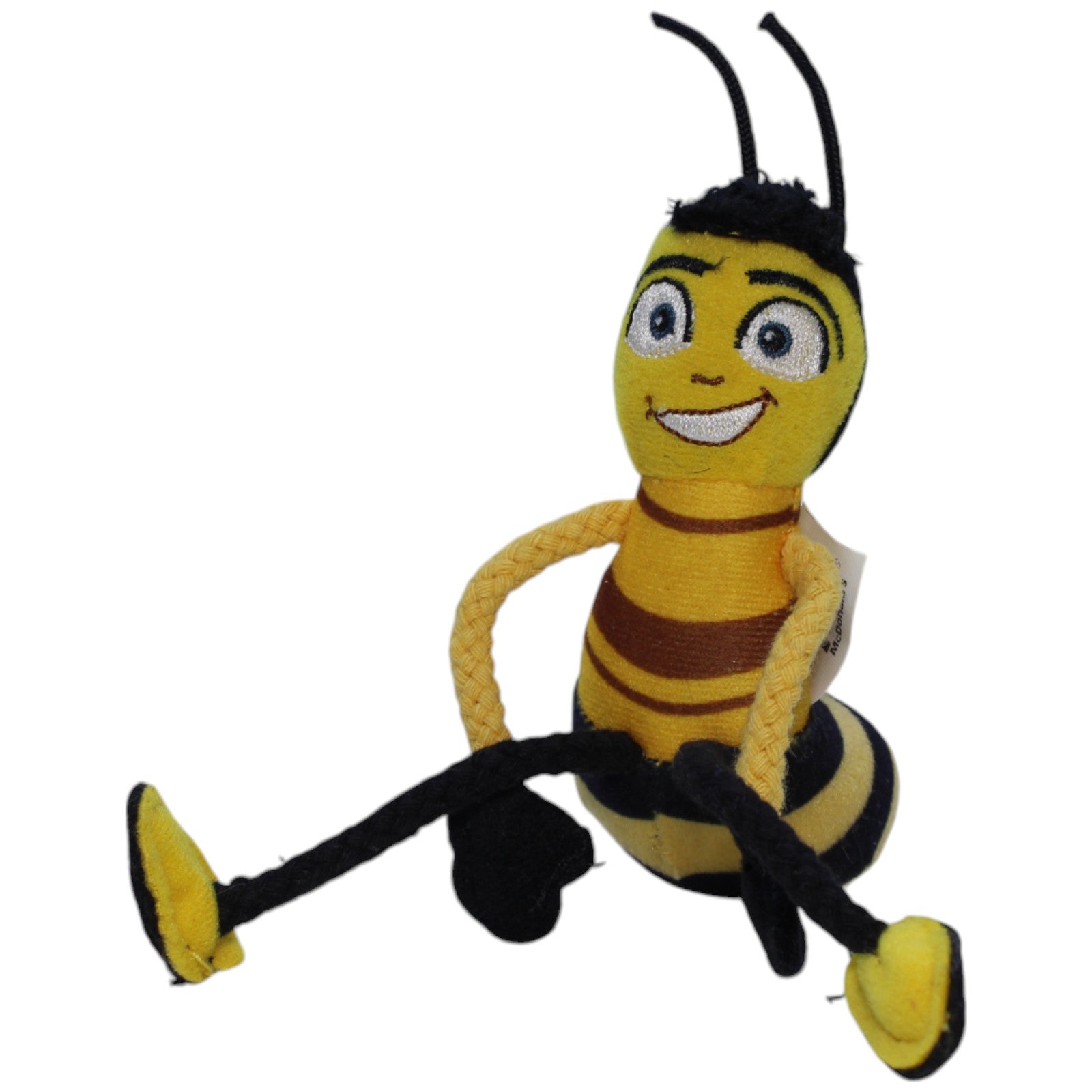 1239285 McDonald's Happy Meal: Bee Movie, Barry B. Benson Kuscheltier Kumpel Leo Gebraucht Happy Meal