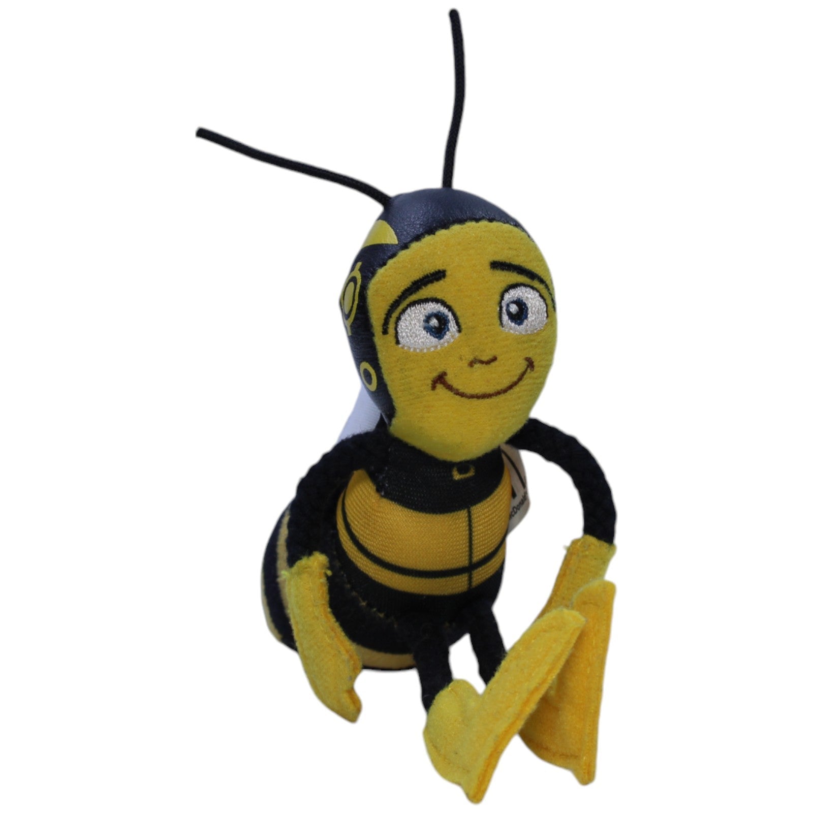 1239286 McDonald's Happy Meal: Bee Movie, Barry B. Benson mit Fliegermütze Kuscheltier Kumpel Leo Gebraucht Happy Meal