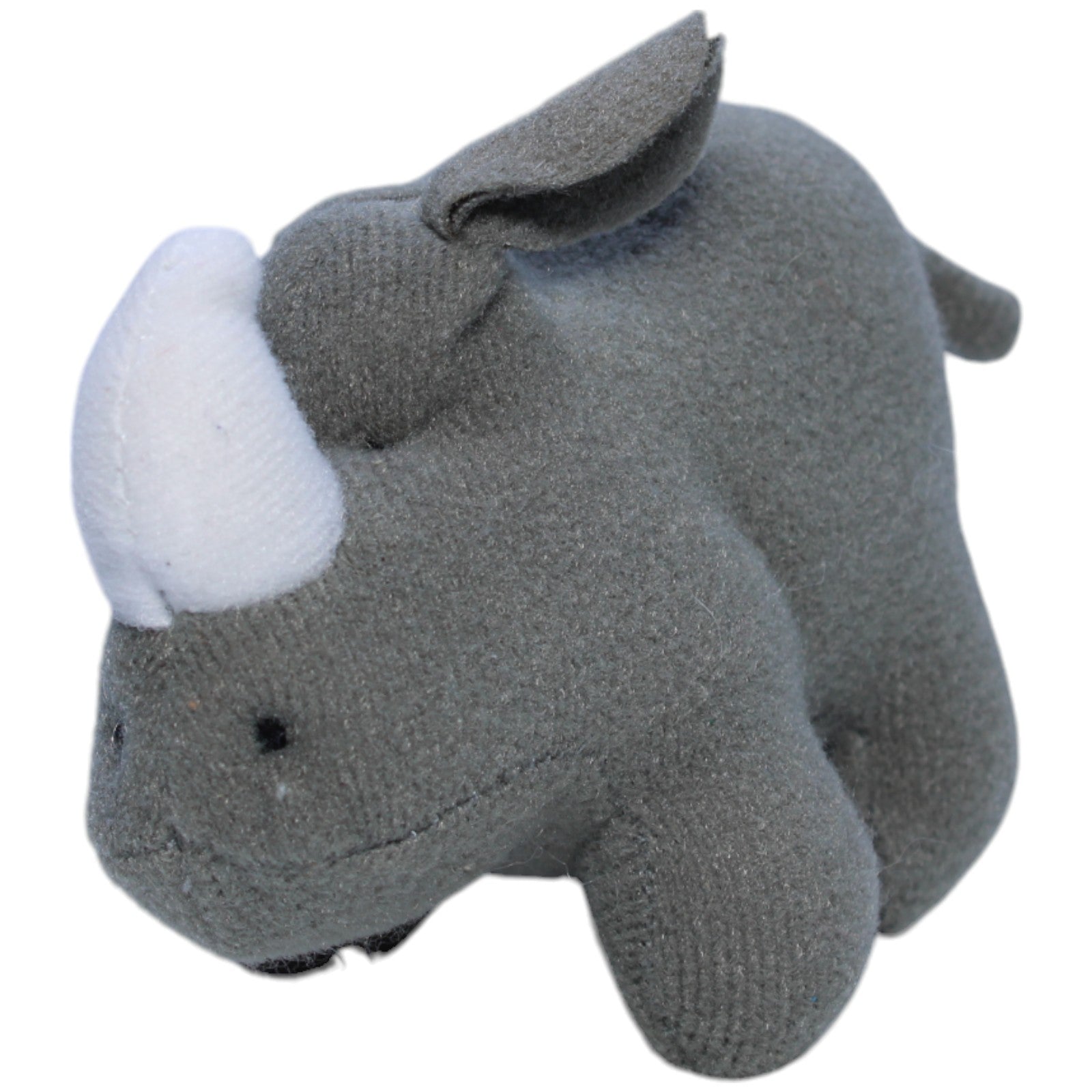 1239290 McDonald's Happy Meal: Bedrohte Tierwelt, Nashorn Kuscheltier Kumpel Leo Gebraucht Happy Meal Vintage