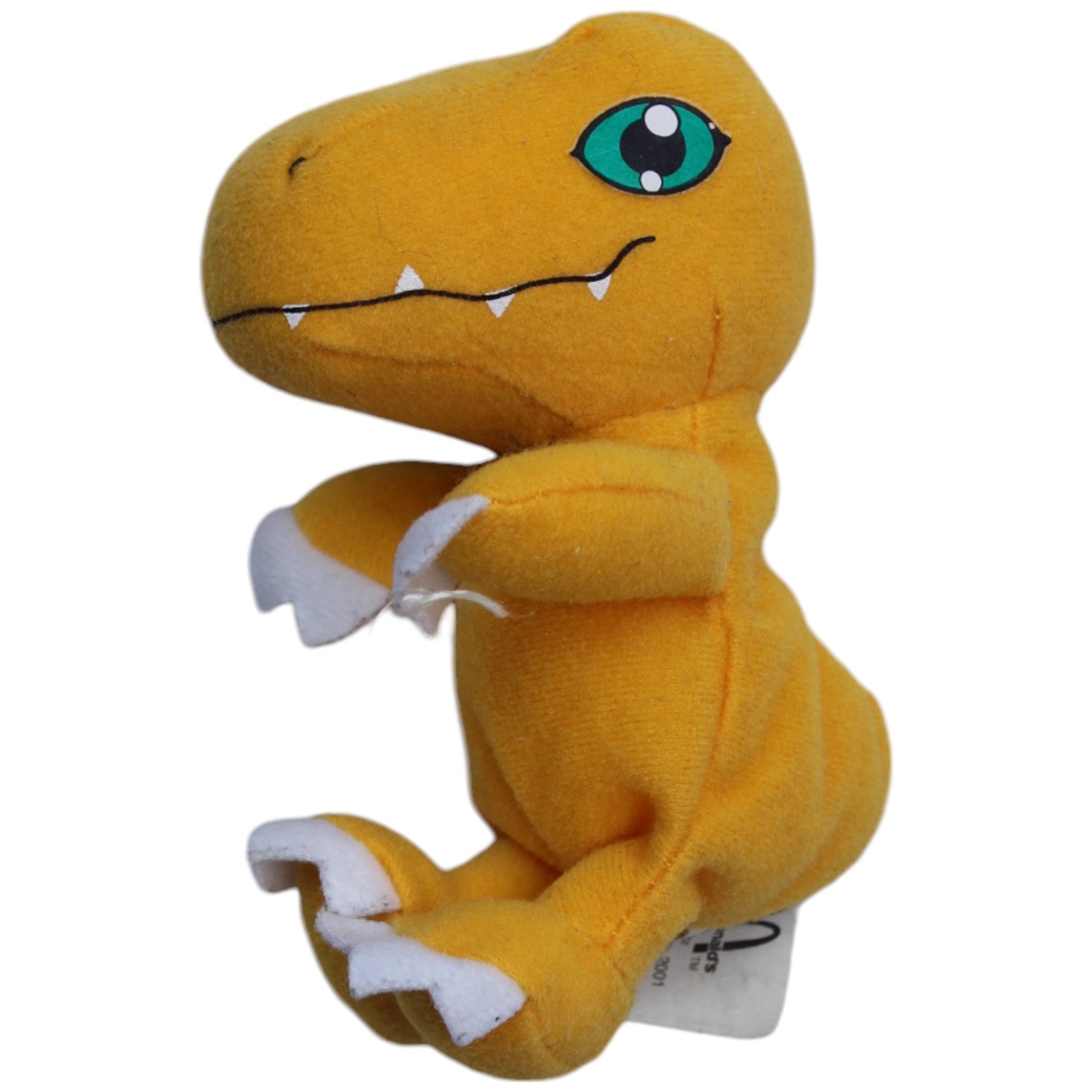 1239297 McDonald's Happy Meal: Digimon, Agumon Plüschfigur Kumpel Leo Gebraucht Happy Meal Vintage