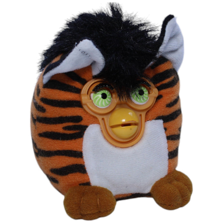 1239313 McDonald's Happy Meal: Furby (2000), Furby mit Tigermuster Plüschfigur Kumpel Leo Gebraucht Happy Meal Vintage