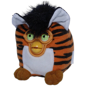 1239313 McDonald's Happy Meal: Furby (2000), Furby mit Tigermuster Plüschfigur Kumpel Leo Gebraucht Happy Meal Vintage