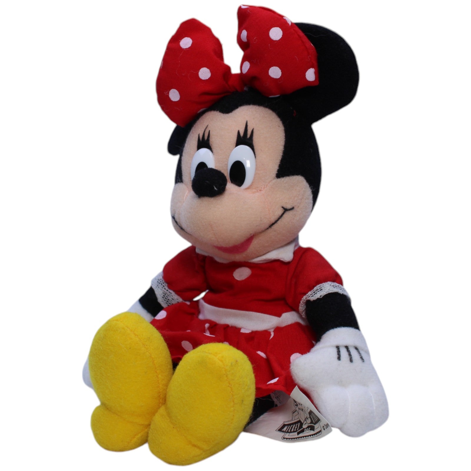 1239332 Disney Mickey for Kids, Minnie Maus in rot - gepunktetem Kleid Kuscheltier Kumpel Leo Disney Gebraucht