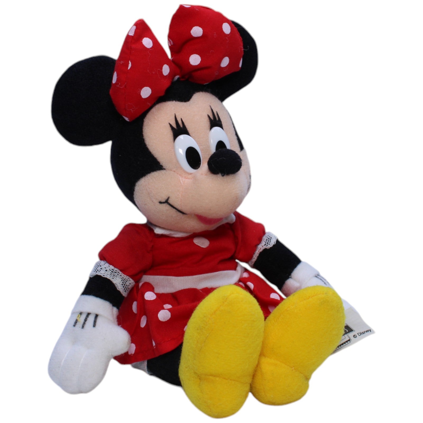 1239332 Disney Mickey for Kids, Minnie Maus in rot - gepunktetem Kleid Kuscheltier Kumpel Leo Disney Gebraucht