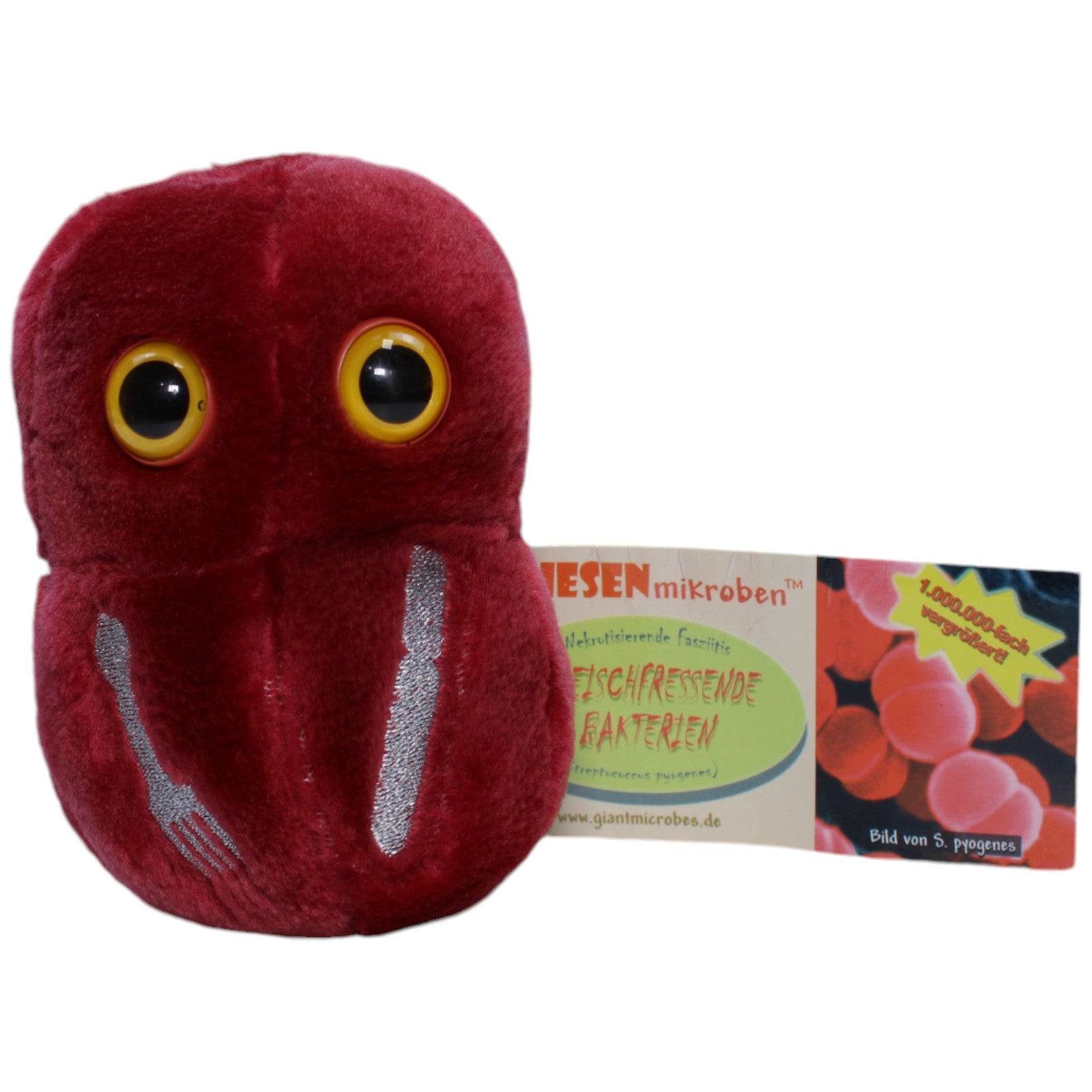 1239335 GIANTmicrobes Fleischfressende Bakterien Kuscheltier Kumpel Leo neu RIESENmikroben