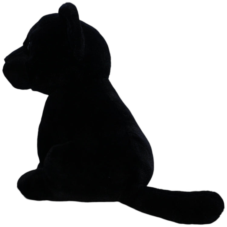 1239336 Heunec XL Panther, sitzend Kuscheltier Kumpel Leo Gebraucht Raubkatze