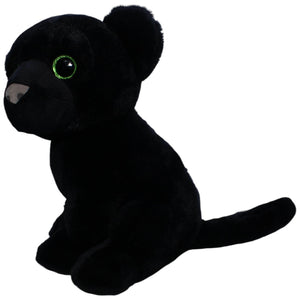 1239336 Heunec XL Panther, sitzend Kuscheltier Kumpel Leo Gebraucht Raubkatze