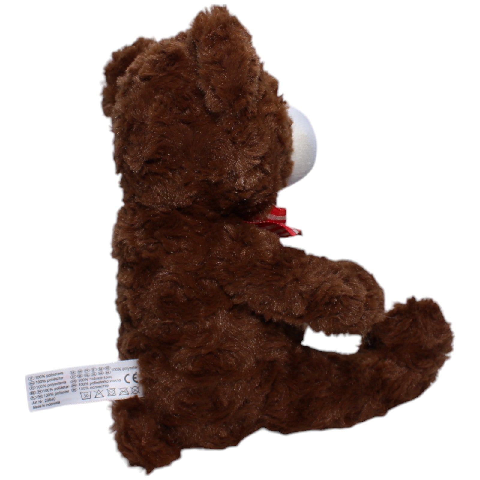 1239338 Sunkid Schöner Teddybär mit rot - weißer Schleife Kuscheltier Kumpel Leo Bär Gebraucht Teddy