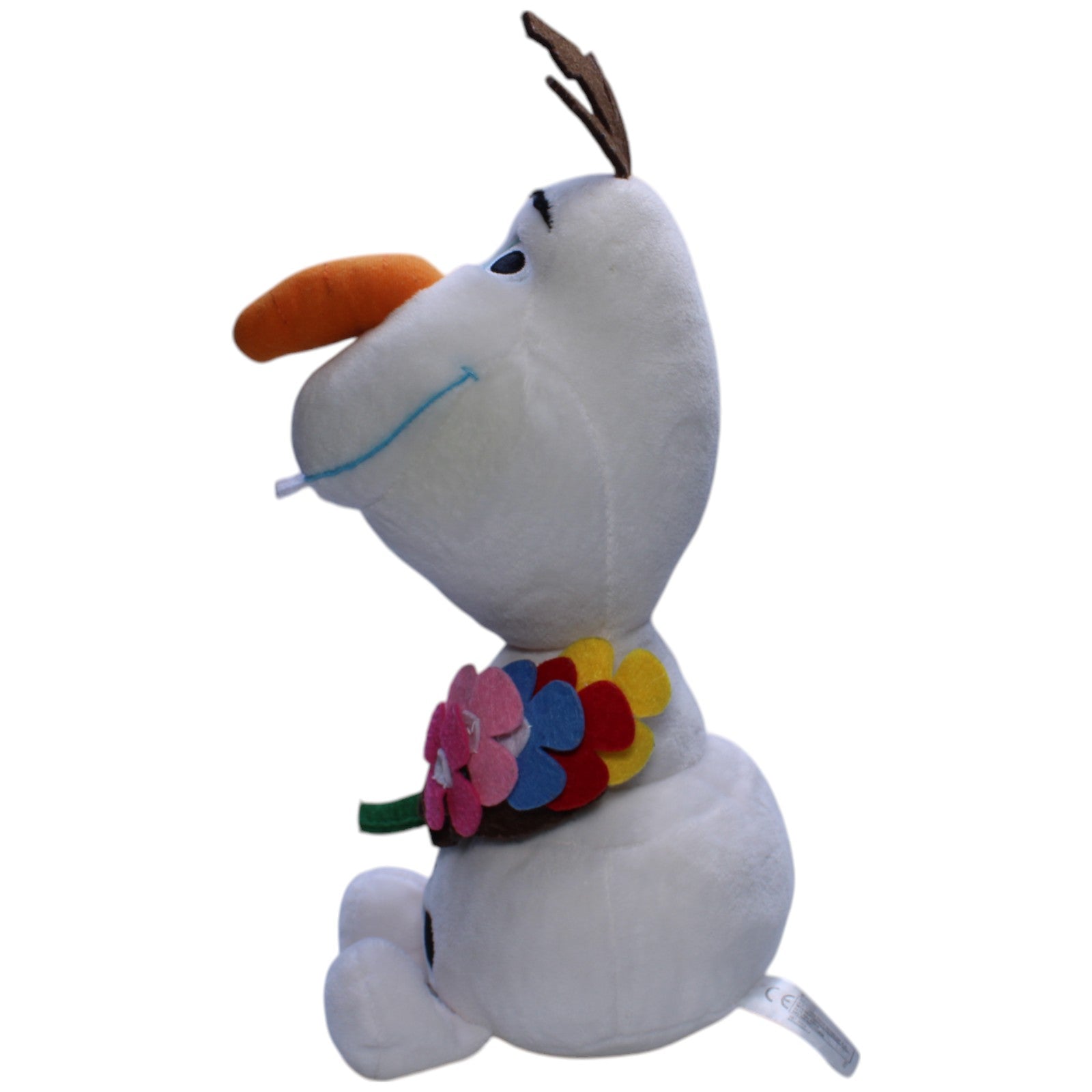 1239363 Nicotoy Schneemann, Olaf mit Blumenstrauß aus Disney Frozen Plüschfigur Kumpel Leo Die Eiskönigin Disney Gebraucht