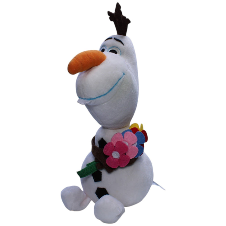 1239363 Nicotoy Schneemann, Olaf mit Blumenstrauß aus Disney Frozen Plüschfigur Kumpel Leo Die Eiskönigin Disney Gebraucht