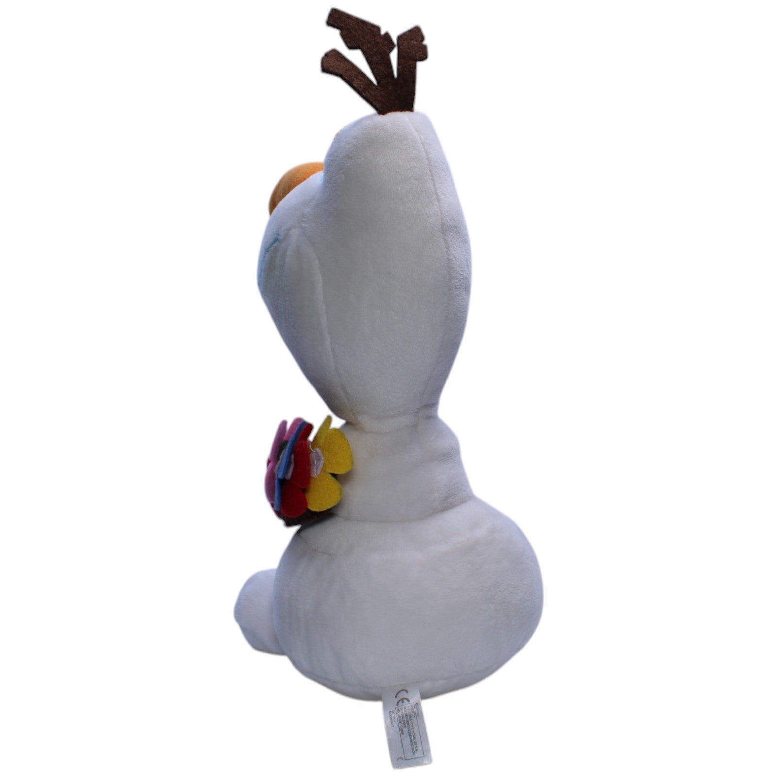 1239363 Nicotoy Schneemann, Olaf mit Blumenstrauß aus Disney Frozen Plüschfigur Kumpel Leo Die Eiskönigin Disney Gebraucht