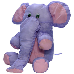 1239366 Unbekannt Knautschi Elefant, blau Kuscheltier Kumpel Leo Gebraucht Vintage